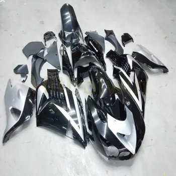 

Custom ABS fairings for 2006 2007 2008 2009 2010 2011 2012 2013 2014 2015 2016 ZX14R Injection mold black silver