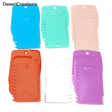 3 шт./компл. Лидер продаж высокое качество красочные Многофункциональный нерегулярные зубной кромкой для самостоятельного приготовления мороженого скребок Набор форм для выпечки тортов инструменты