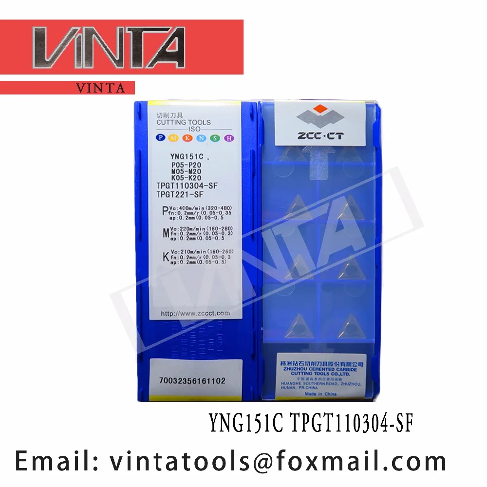 Бесплатная доставка Высокое качество 10 шт./лот YNG151 YNG151C TPGT110304 SF cnc карбидные