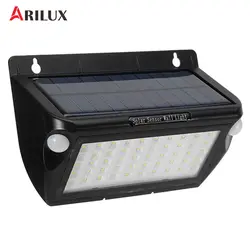 ARILUX солнечный светильник DC5.5V/1,5 Вт 2835smd 50 светодиоды двойной детектор 210 угол движения PIR Сенсор настенный светильник для сада двор