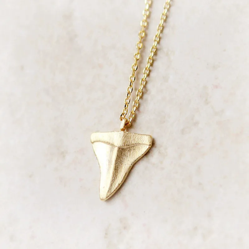 

Cute shark tooth necklace, Choker Neckalce Animal Shark Tooth mother's day gift, High Quality Brand Jewelry wholesale