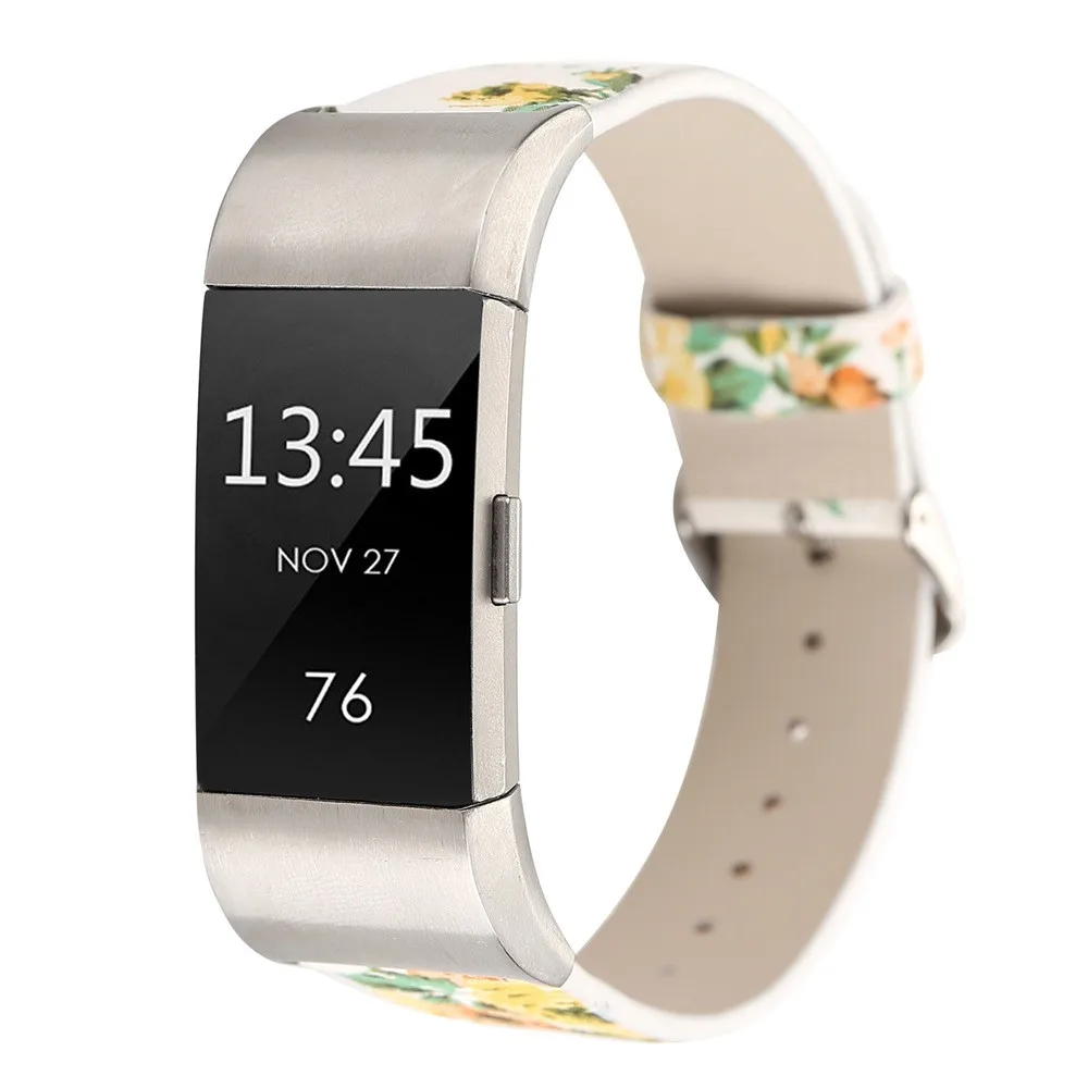CARPRIE узор Кожаный ремешок сменный ремешок для наручных часов для FitBit Charge 2 инструмент ov29 p30 подарок