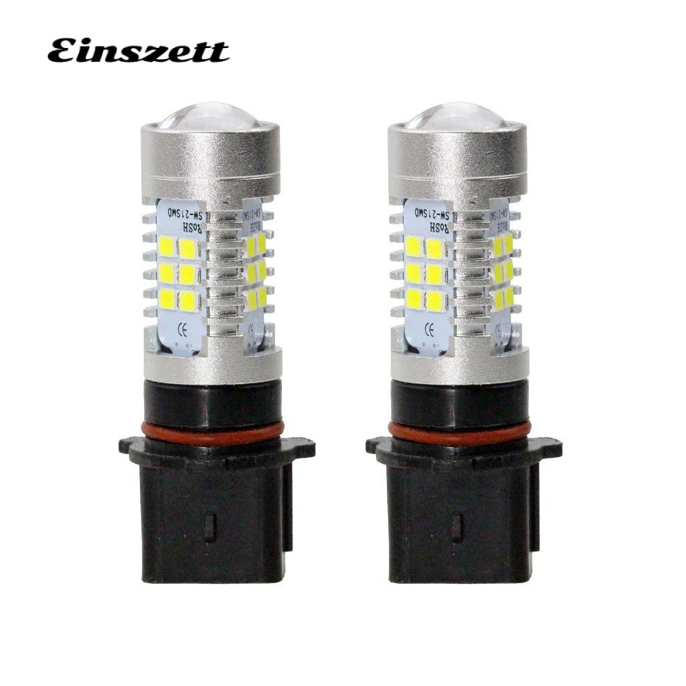 

2pcs P13W LED Fog Light Auto HeadLight Bulb 12V 21SMD 2835 21W White High Power LED DRL Lamp Replacement Car Accessories