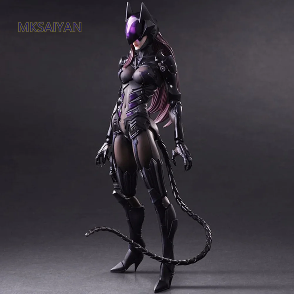

Batman Playarts Kai Anime Catwoman Toys Action Figure Play Arts Kai Catwoman Collectible Decoration Model Toy Gift XM