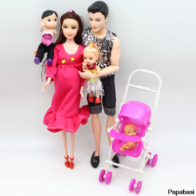 1set Educational Real Pregnant Doll for barbie doll (Mom