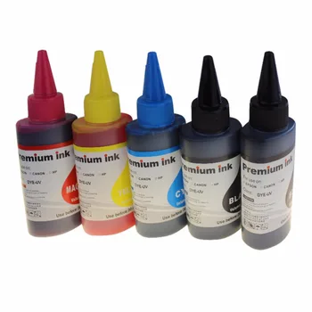 

100ML/Bottle Dye Ink pgi280 cli281 refill for Canon PIXMA TR7520 TR8520 TS6120 TS8120 TS9120 Printer Black Cyan Magenta Yellow