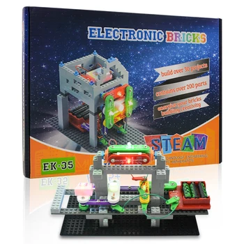 

Snap Circuits STEM Toys for Children Educational Learning Integrated Building Blocks Circuit Brick Science Physics Experiment