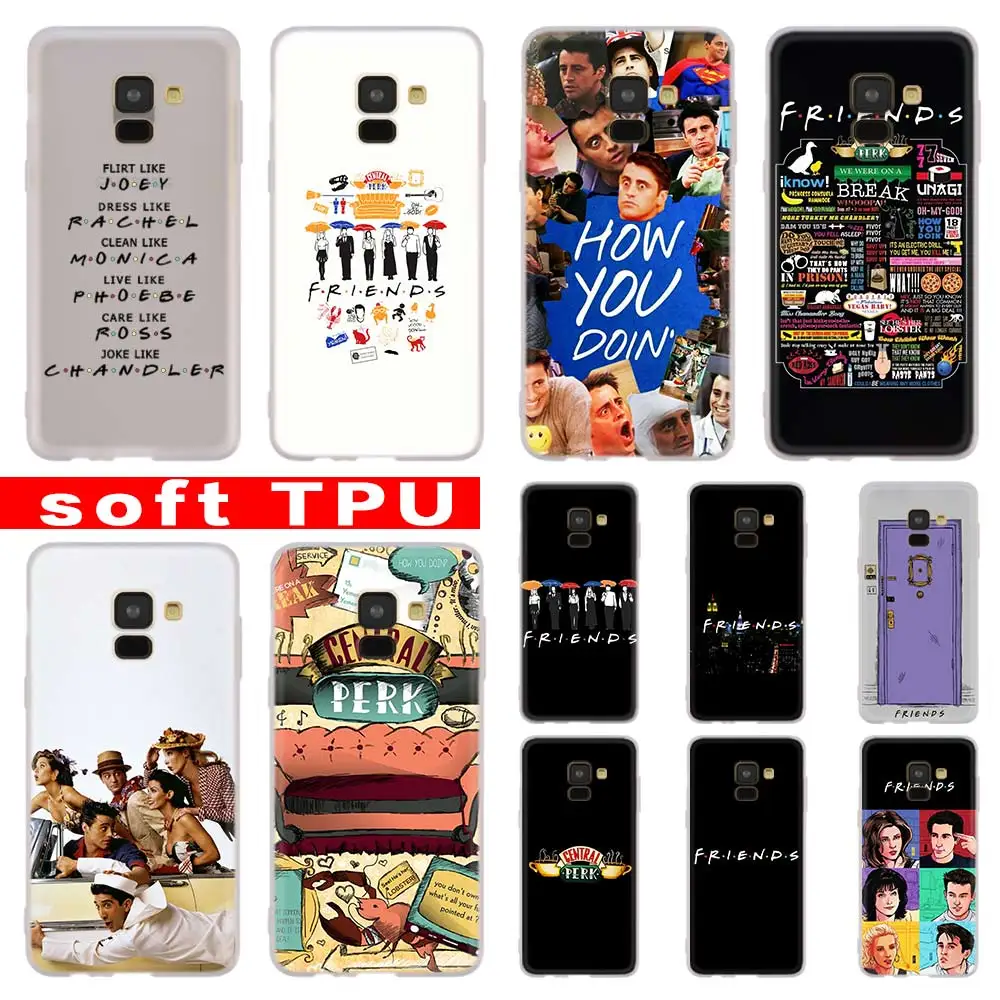 

3D Friends Season TV Case For Samsung Galaxy A8 A6 Plus A9 A5 A3 A7 2018 2017 2016 A50 A30 A40 A70 A10 A2 CORE Soft