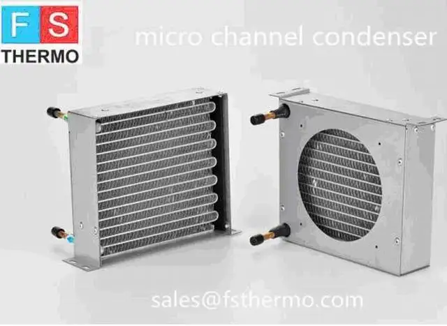 

micro conderser for small size fast hot water generator mini chiller bar cooling