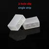 Clips en silicone, capuchons d'extrémité non poreux pour SMD 5050, 3528, 3014, 5630, ws2801, ws2811, ws2812b led étanche, 20 pièces ► Photo 1/5