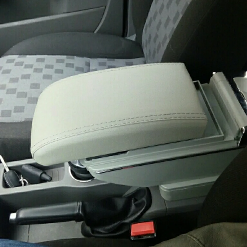 

For Ford Focus2 MK2 armrest box central Store content Storage box Ford focus armrest box with cup holder ashtray USB interface