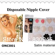 Одноразовые sexy самоклеящиеся соска Обложка/сатин материал Грудь лепестки ONC001