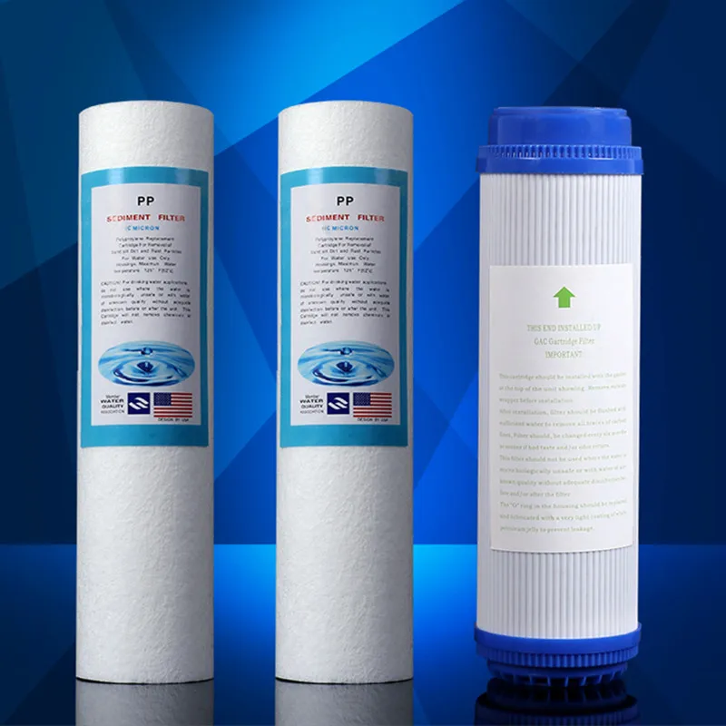 

10" Water Purifier Filter Element PP Cotton Filter+UDF Granular Activated Carbon Filter