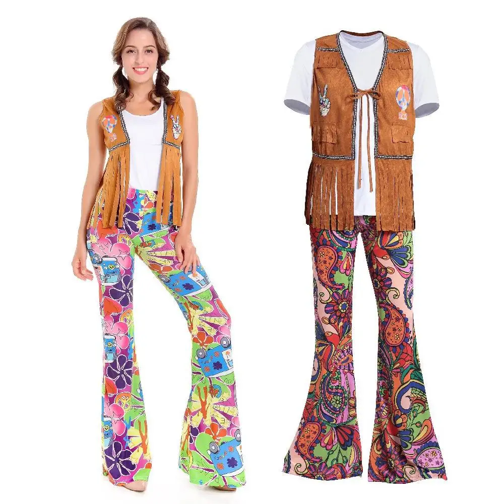 traje hippie feminino