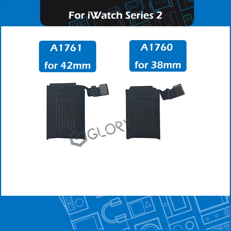 Оригинальный аккумулятор для часов A1760 A1761 273 мАч 334 Apple Watch Series 2 38 мм 42 Замена