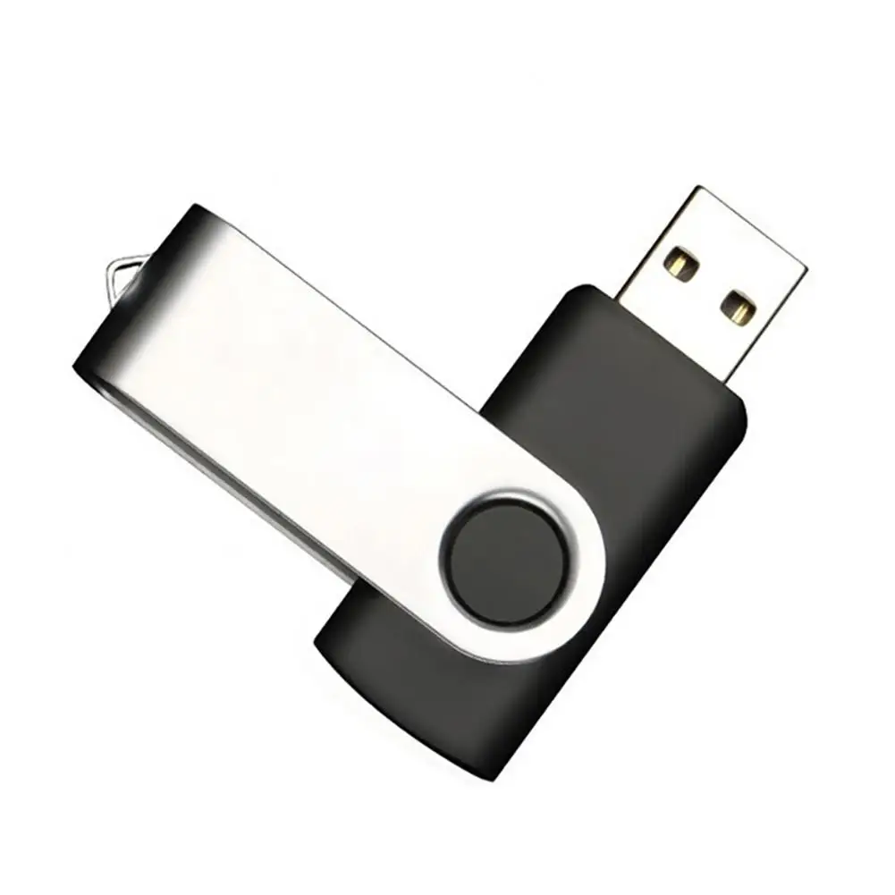 

Wholesale 16/32GB 360 Degree Rotation Metal 2.0 USB Disk Data Storage Flash Drive Pen