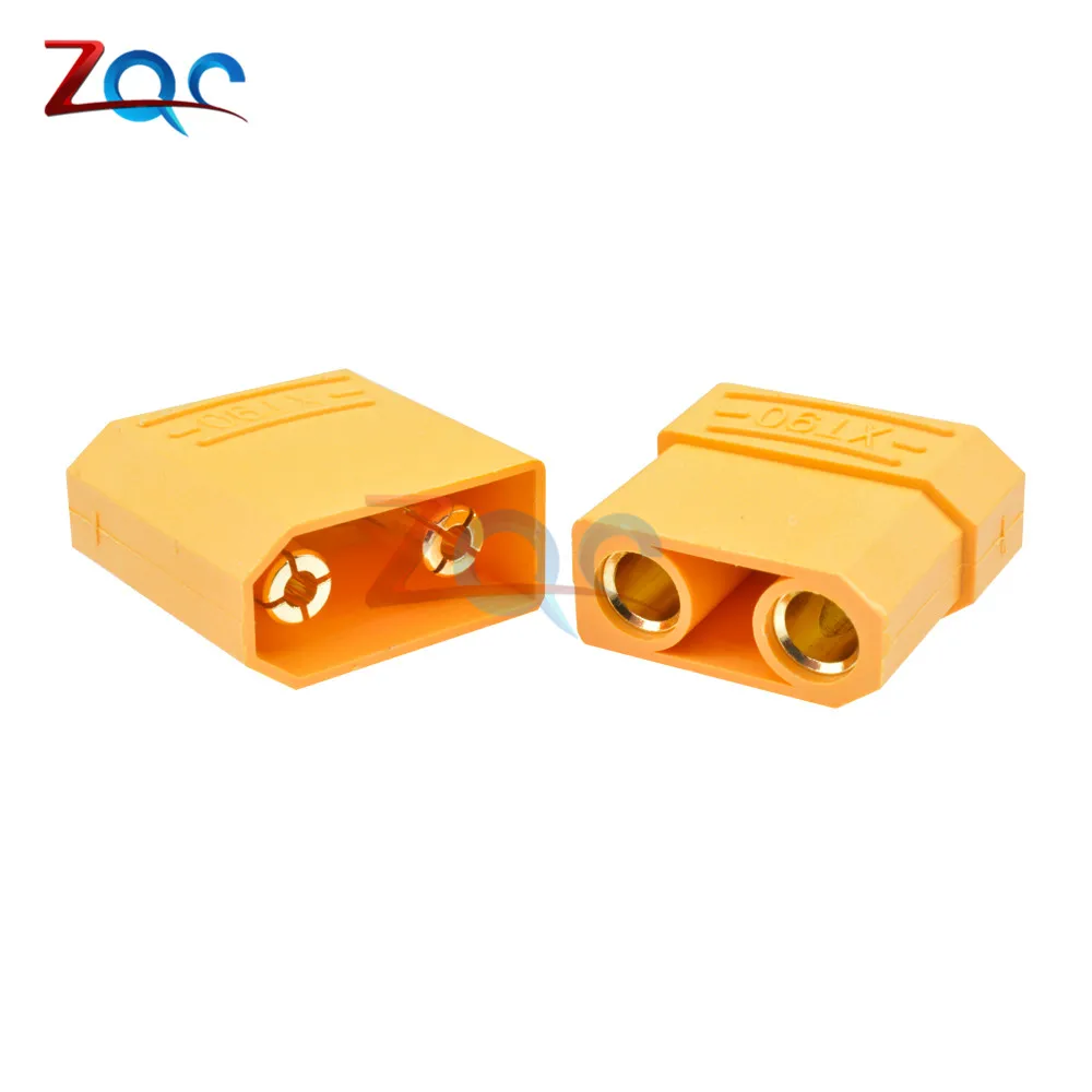 

20pcs 10 Pairs Female Male XT90 Banana Bullet Connector Plug For RC LiPo Battery