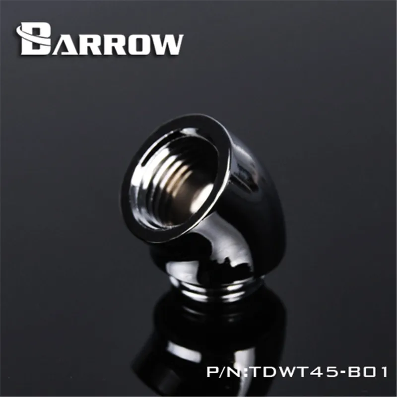 

Barrow G1/4 Reversing Fitting 45 degree Adapter ( Female to male ) for computer water cooling TDWT45-V2