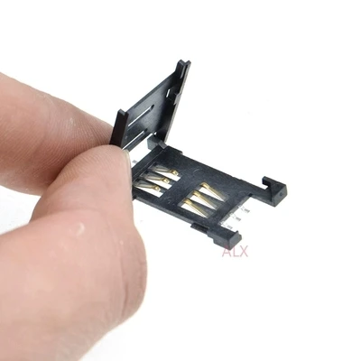 5PCS SIM Card holder 6P SMT SMD 6 PIN Card Socket / 6pin Slot / Seats/ Holder connector for phone