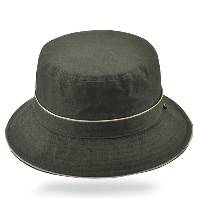 Solid Color Fisherman Hats Men Women Bucket Caps Summer Outdoor Sun