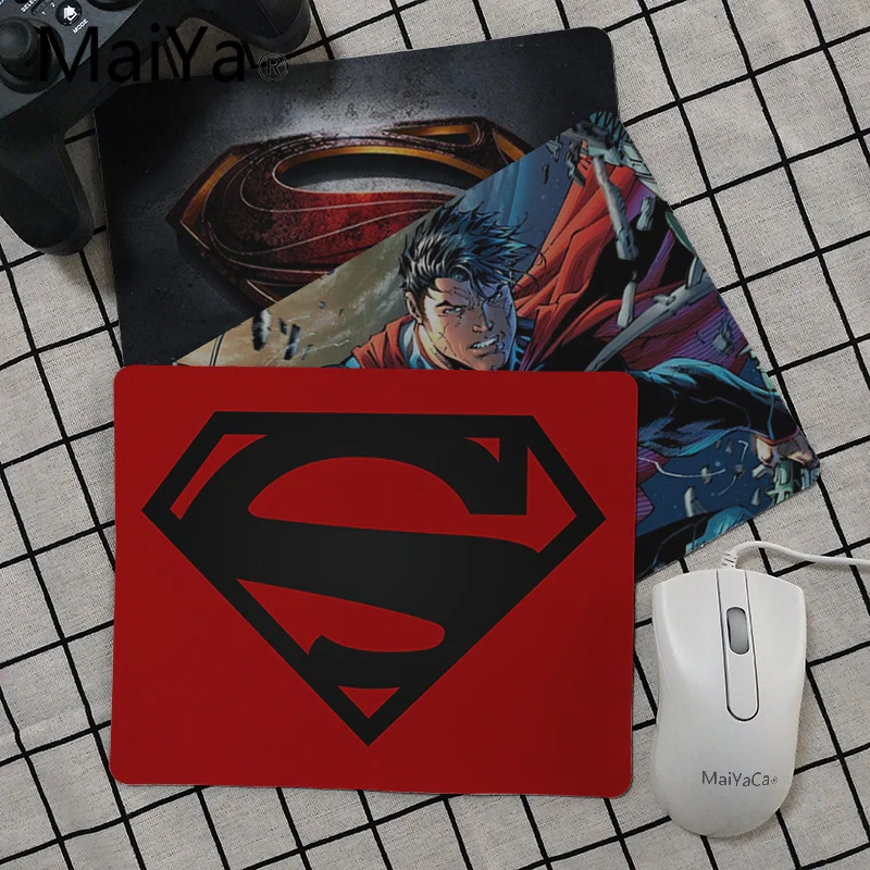 

Maiya Top Quality DC hero superman Laptop Computer Mousepad Top Selling Wholesale Gaming Pad mouse