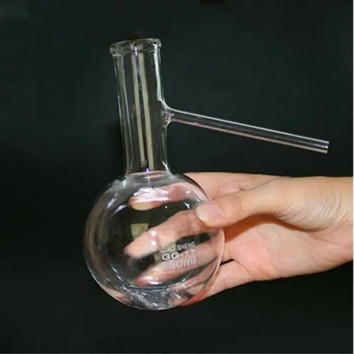 50ml/150ml/250ml/500ml Glass Distilling Flask Short Neck Lab