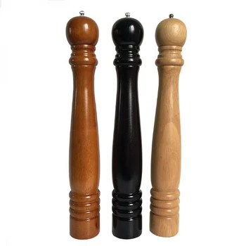 

Manual Wood Pepper Mill Super Big 20 inch oak Wooden Pepper Mills Grinder for Cook