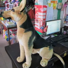 Чучело 65 см Моделирование овчарка собака плюшевые игрушки прекрасный подарок, кукла w461