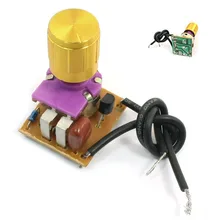 Настольная лампа полный диапазон диммер золотой тон поворотный переключатель 2 провода разъем