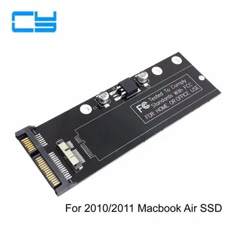 

PCBA 12+6pin SSD HDD to SATA 22Pin Hard Disk Cartridge Drive for Apple 2010 2011 Macbook Air A1369 A1370 SSD