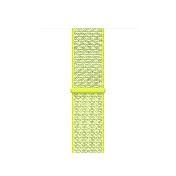 Спортивный ремешок-петля для Apple watch 4, 42 мм, 38 мм, 44 мм, 40 мм, iwatch 4, 3, 2, 1, тканый нейлоновый легкий дышащий браслет, ремешок на запястье - Цвет ремешка: N3 Flash Light