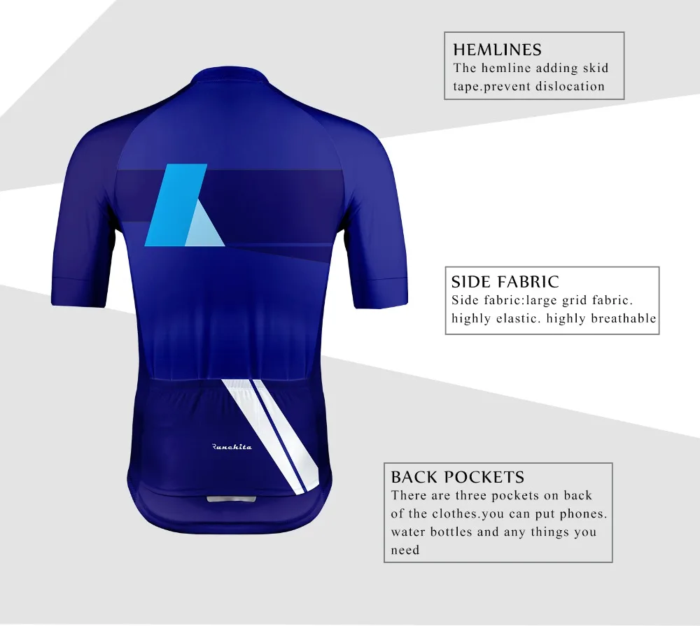 Maillot ciclismo hombre Runchita go pro велосипедная майка с коротким рукавом велосипедная майка maillot tricota ciclismo para hombre