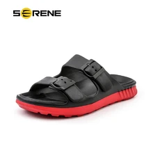 SERENE/Новинка года; мужские летние шлепанцы; повседневные пляжные вьетнамки; модные мужские сандалии