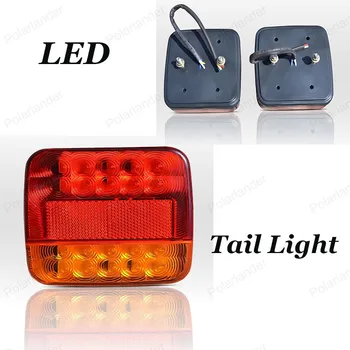 

12V 20 LED Trailer Truck Rear Tail Brake Stop Indicator Light Lamp Waterproof 2 pieces