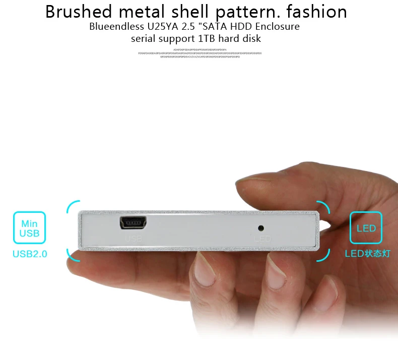 blueendless 100% NEW portable external hard drive disk HDD 1TB Externo Disco HD Disk Storage Devices laptops desktops disk 1tb (2)