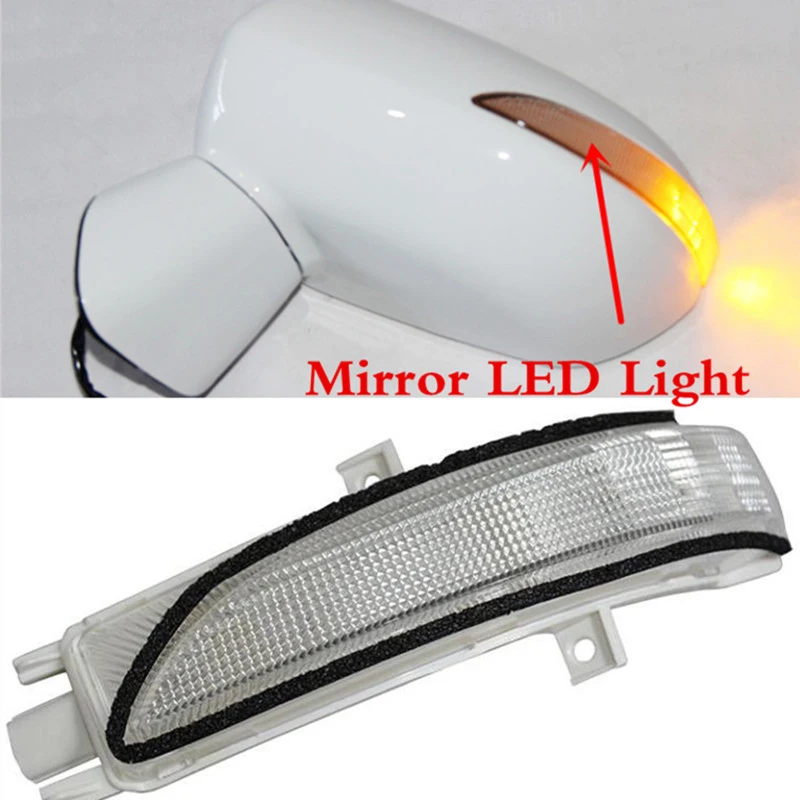 

CAPQX Right & Left Rearview Mirror LED Turn Signal Warning 34350-SAA-013 For FIT JAZZ FIT SALOON CITY 2003-2008 GD1 GD3 GD8