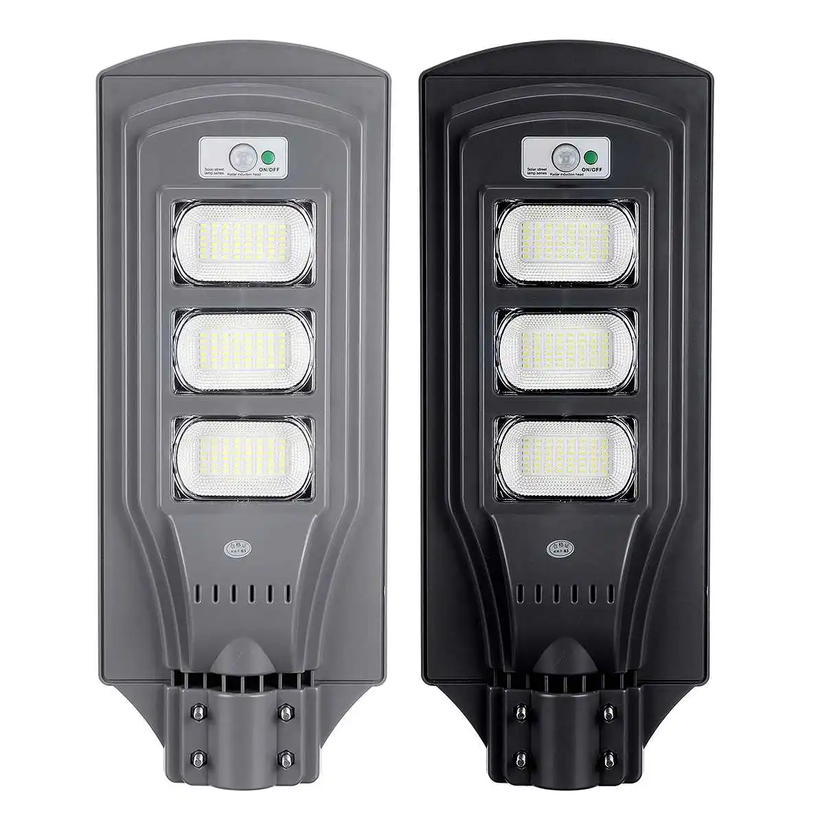 

Smuxi 120W Solar Lamp Wall Street Light Light Control + Radar Sensing Motion Sensor Security for Garden Yard Waterproof IP65
