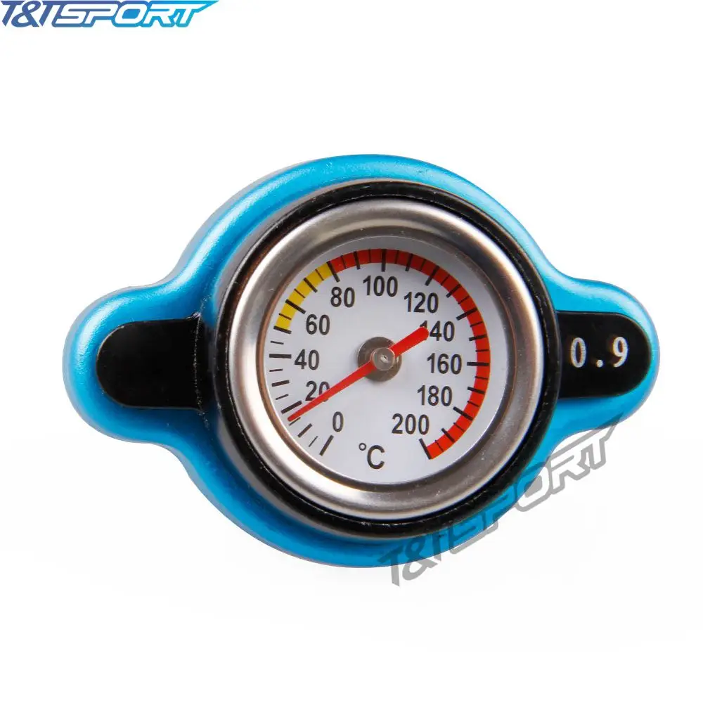0.9Bar/1.1Bar/1.3Bar Racing Temperature Gauge Car Thermometer Radiator Cap Cover Water Temp