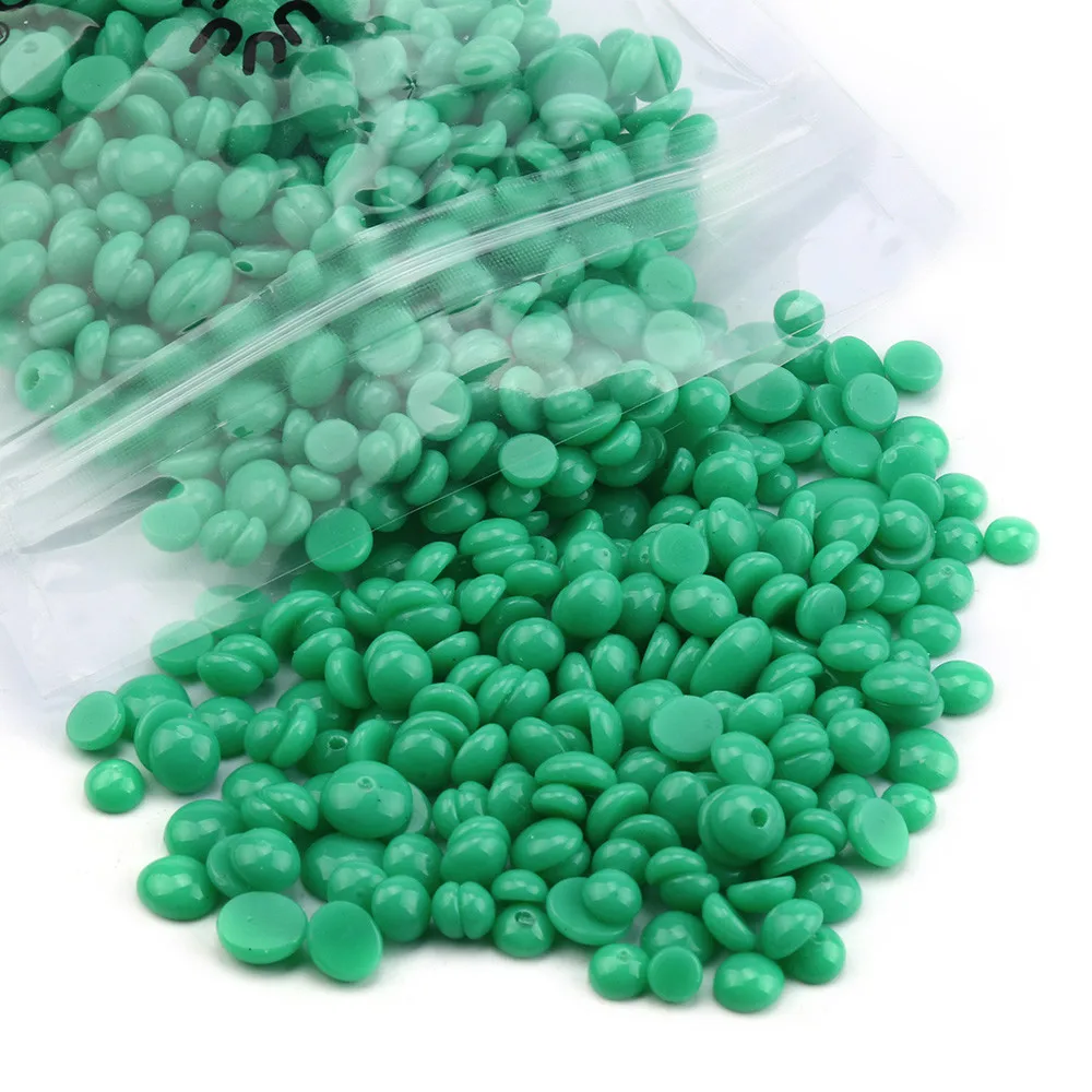 2018 100% Brand New No Strip Depilatory Hot Film Hard Wax Pellet Waxing Bikini Hair Removal Bean Green Gift Dropshipping 20