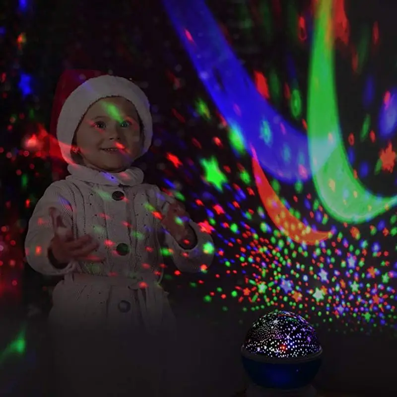 Stars Sky LED Light Up Toy Projector Moon Novelty Toys Glow In The Dark Toys For Kids Baby Children Sleepings Christmas Gift Stars Sky LED Light Up Toy Projector Moon Novelty Toys Glow In The Dark Toys For Kids Baby Children Sleepings Christmas Gift