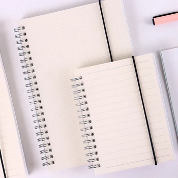 

SIFANG PP Scrub Coil Notebook Thicken A5 Diary Lattice Lattice Grid Blank 1PCS