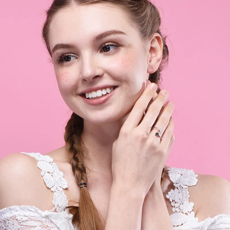 Kopen U7 925 Sterling Zilveren Ringen Verstelbare Beginletter Luxe Zirkoon Gepersonaliseerde Naam Sieraden Vrouwen Gift Valentijnsdag SC11