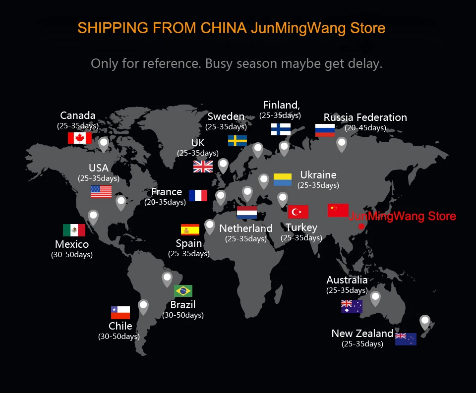 SHIPPING MAP