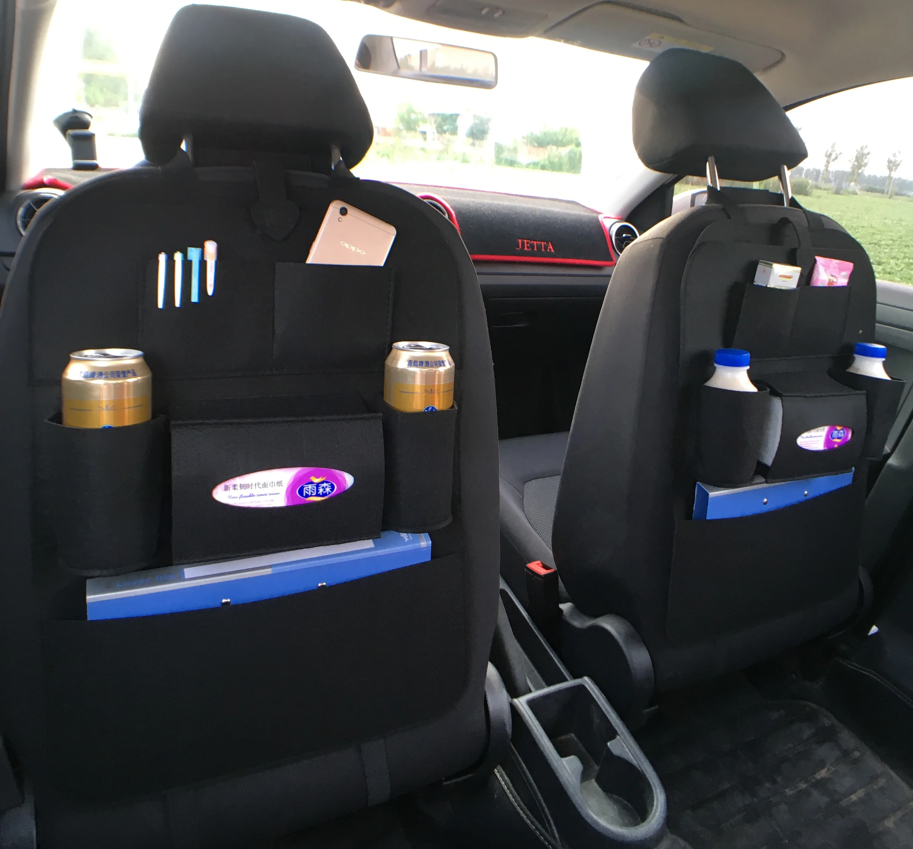 Car Seat Bag Universal Box Back Seat Bag Organizer Backseat Holder