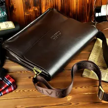Klassische Brand design männer Business Aktentasche Mode leder schulter messenger bags Beiläufiger männer tasche Groß genug für A4