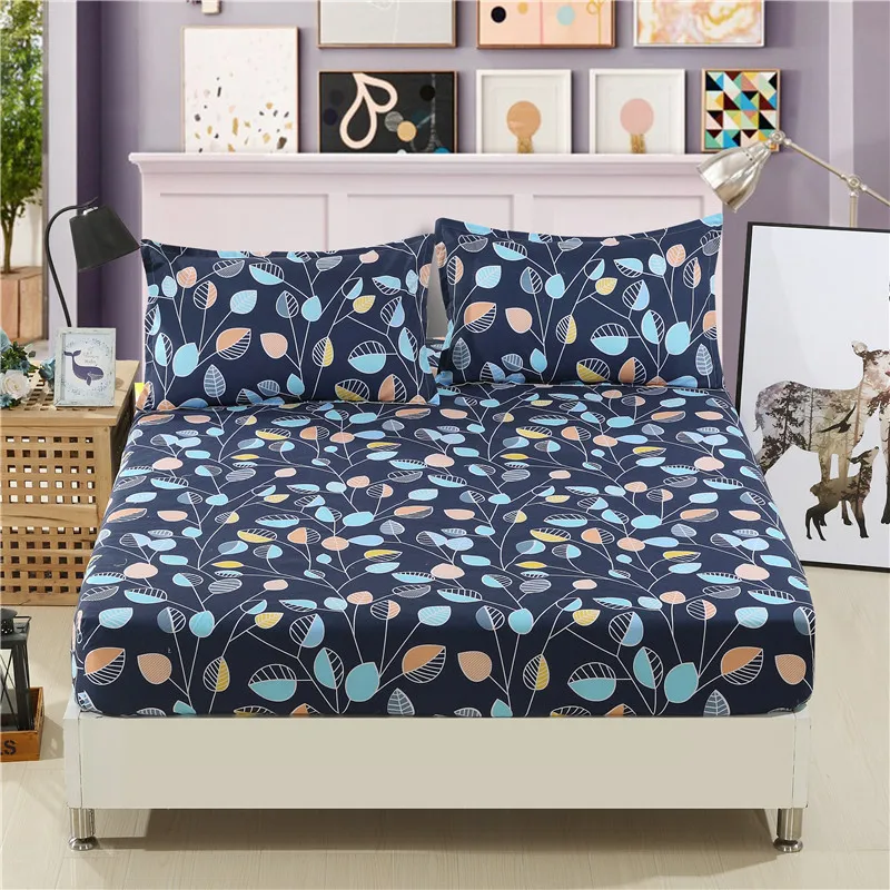 1 Piece Comfortable Mattress Cover Cheap Mattress Pads Colorful Printed
