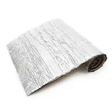 Автомобильный звукоизолирующий звукоизоляционный коврик с защитой от шума, теплоизоляционный коврик для автомобиля, теплозащитный коврик, звукоизоляция 10 мм, 40*100 см