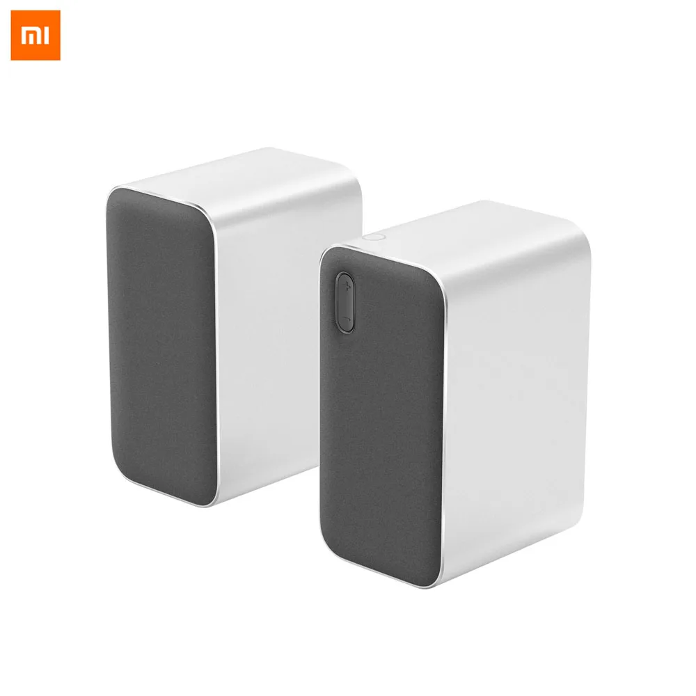 Xiaomi Bluetooth компьютерный динамик 12 Вт 2,4 ГГц двойной бас стерео портативный Aux DSP с микрофоном светодиодный индикатор - Цвет: as picture