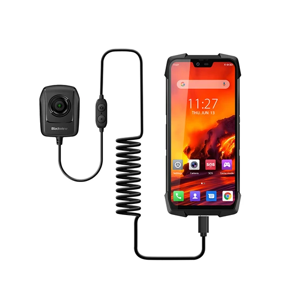 Смартфон Blackview BV9700 Pro Helio P70, 6 ГБ+ 128 Гб, Android 9,0, 16 МП, с функцией ночного видения, IP68, водонепроницаемый, NFC, 4G, мобильный телефон - Цвет: With Night Vision