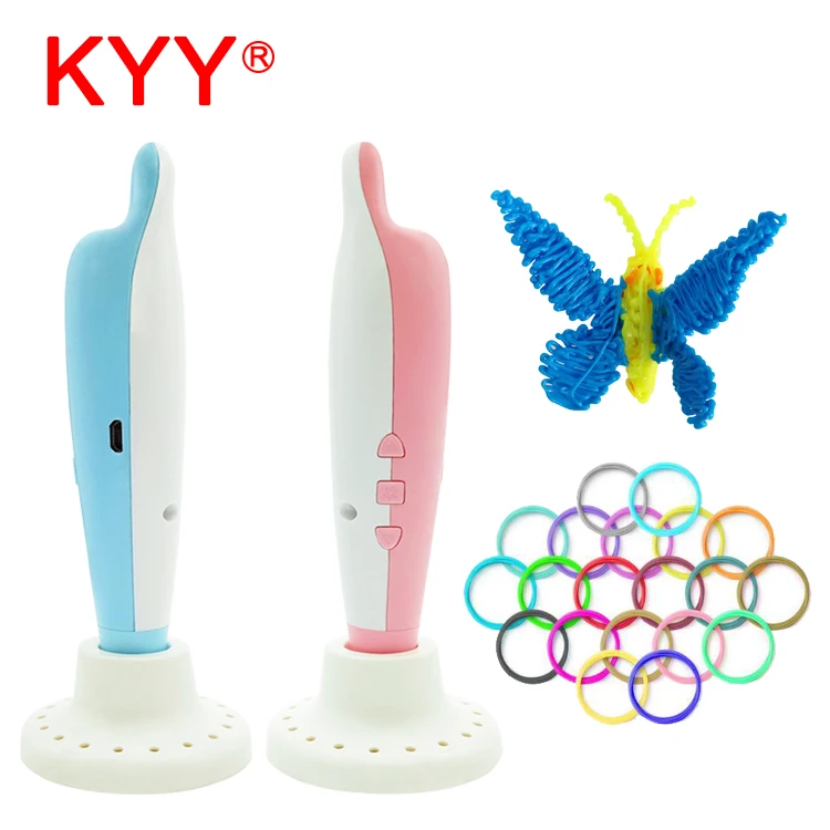 

KYY 3D Pen Creative 3 D Smart Low Temperature protection 3D Printing pen for Birstday Gift Christmas presents